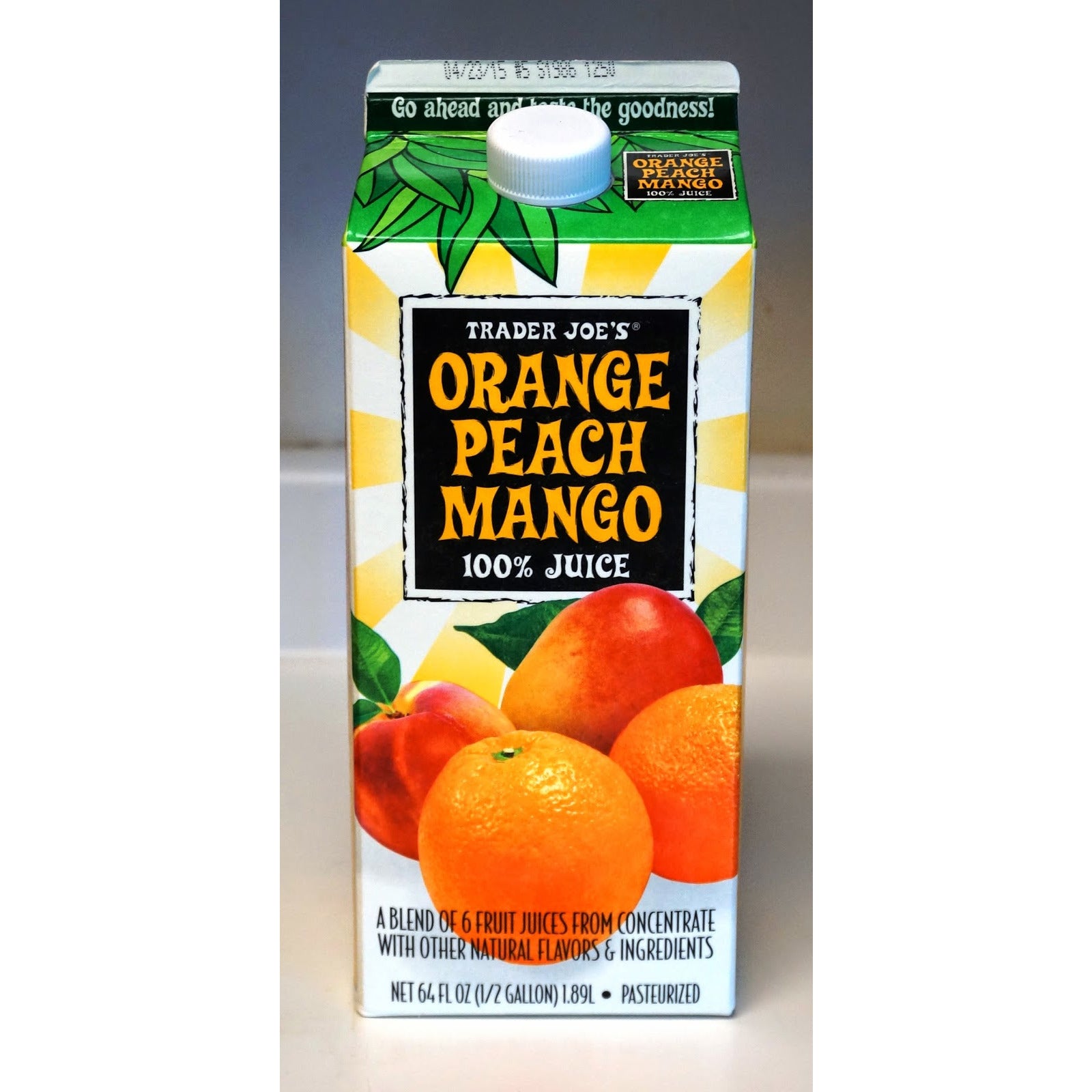 Orange Peach Mango 100% Juice, 64 Oz