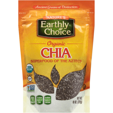 Nature's Earthly Choice Organic Chia Seed, 8 Oz