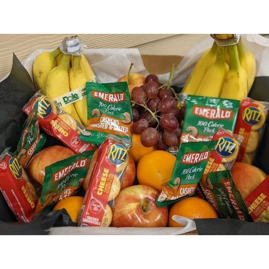 Fresh Fruit & Snack Box (W/Organic Bananas)