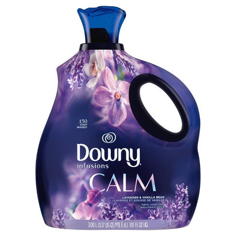 Downy Infusions Calm Lavender & Vanilla Bean Liquid Softener, 101 Oz