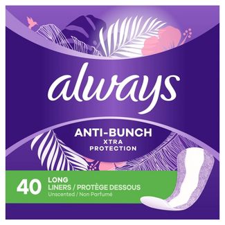 Always Daily Long Liners 50 Ct