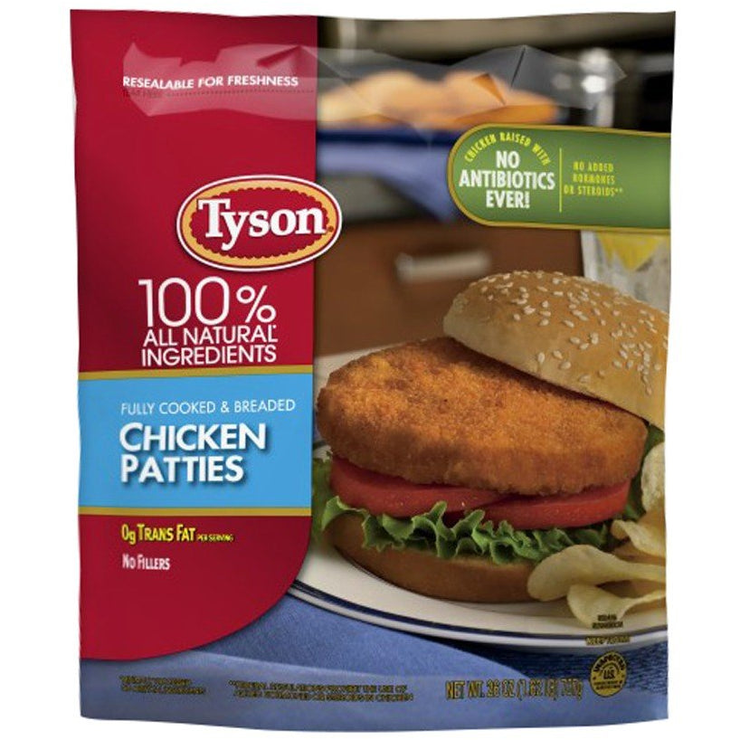 Tyson Chicken Patties, 26 Oz