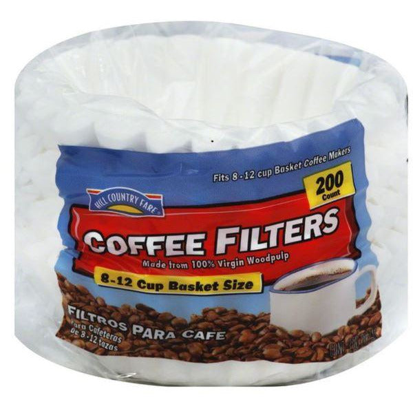 H-E-B Coffee Filters Round 8-12 Cup, 200 Ct