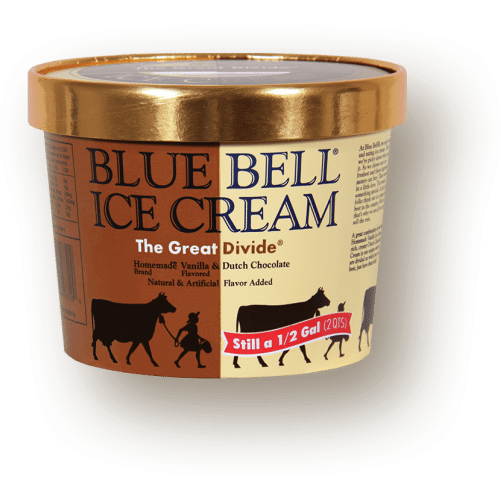 Blue Bell Ice Cream, 1/2 Gal