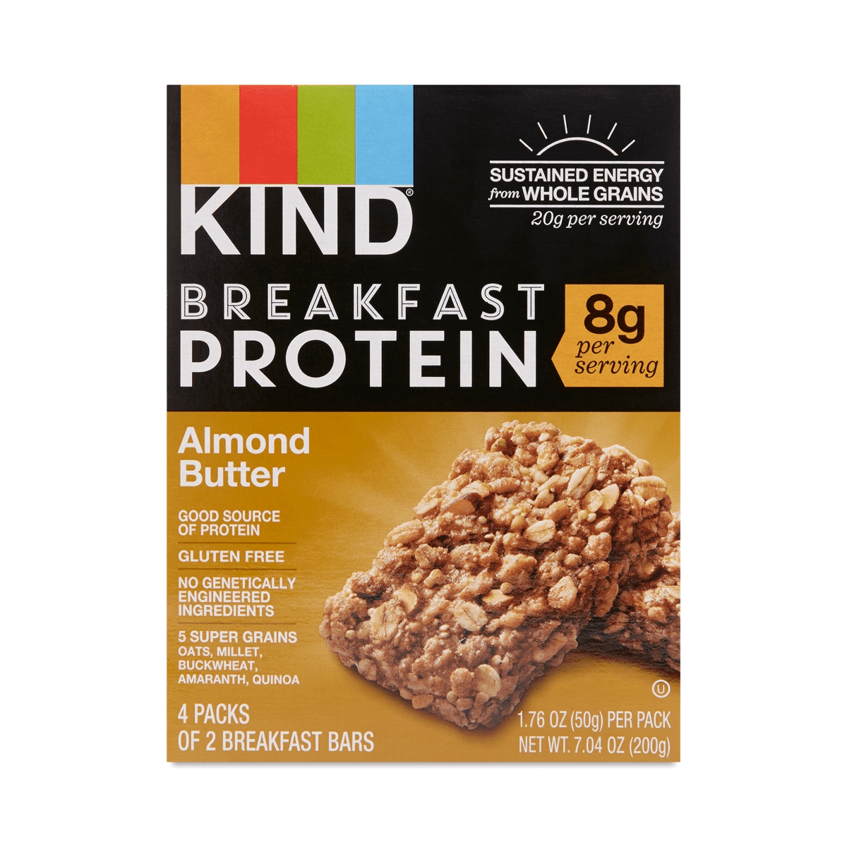 Kind Breakfast Protein Almond Butter Bars, 6 Pack
