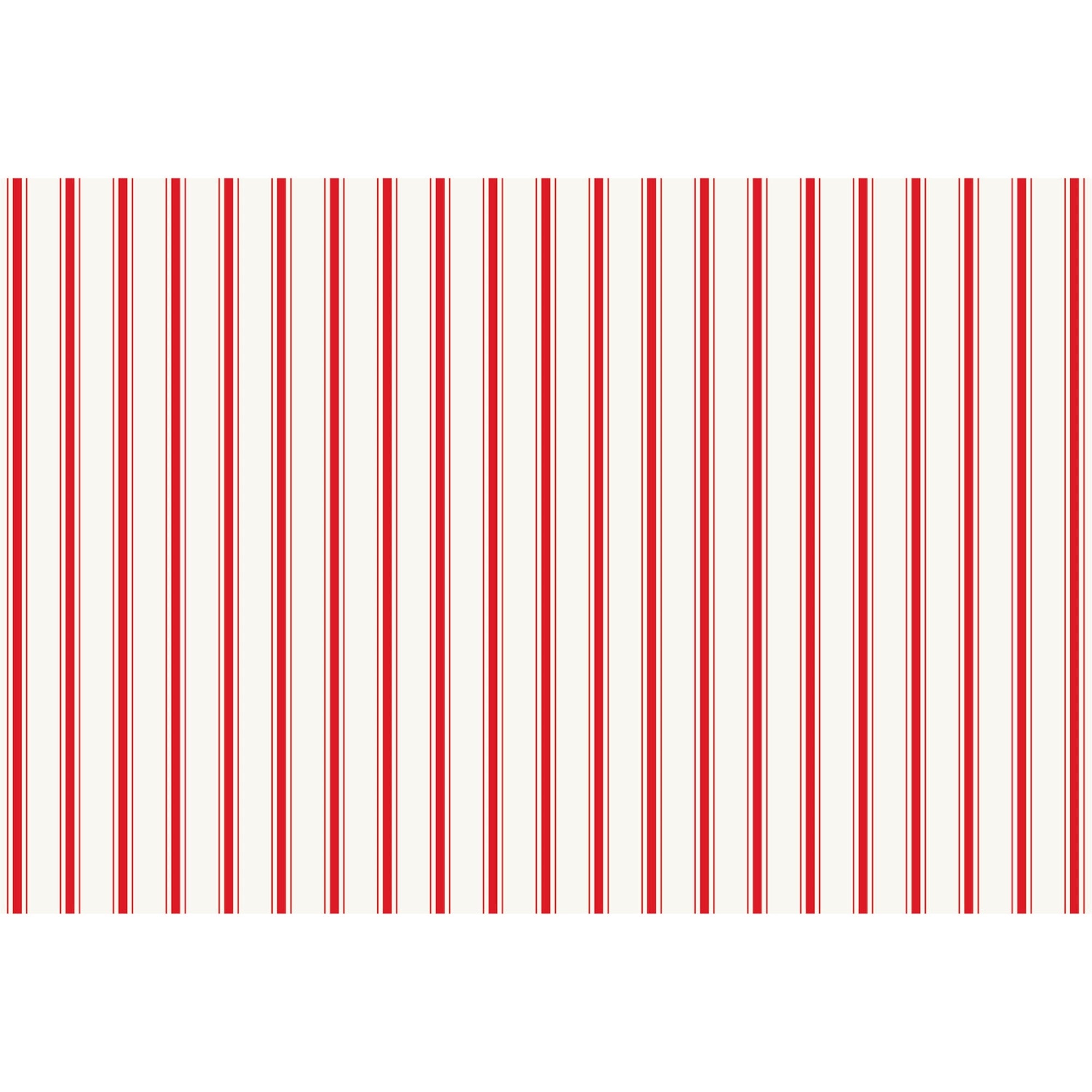 Place Mats Red Ribbon Stripe