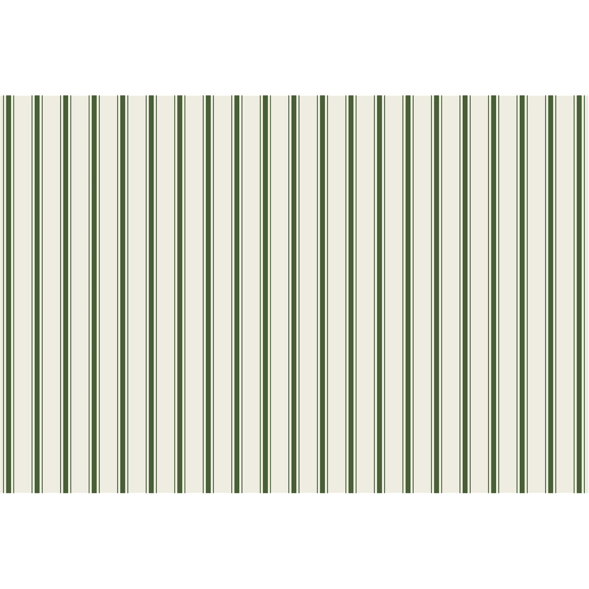 Place Mats Green Ribbon Stripe