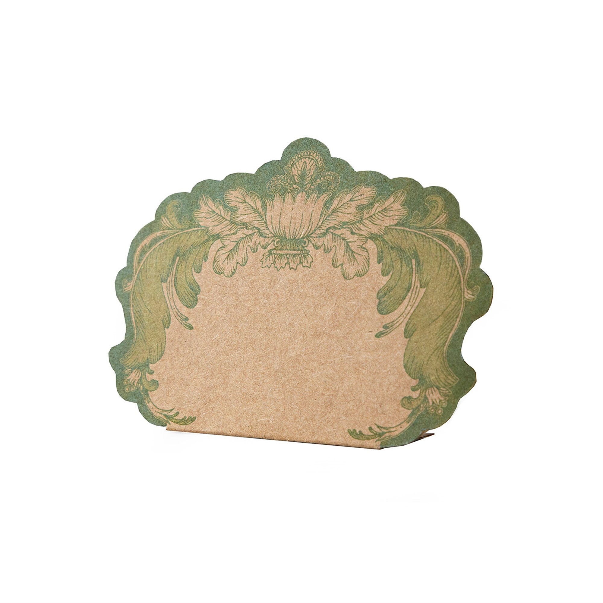 Place Card Moss Fable Toile 12 pk