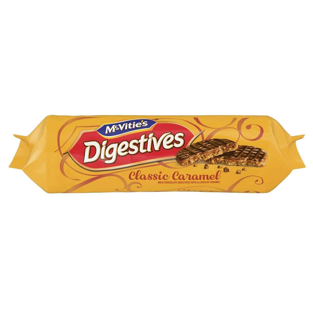 £☆£  McVities Caramel Digestive Biscuits, 250g