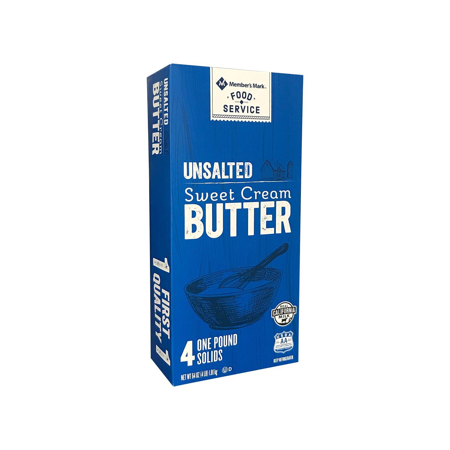 Member's Mark Unsalted Sweet Cream Butter 1 Lb