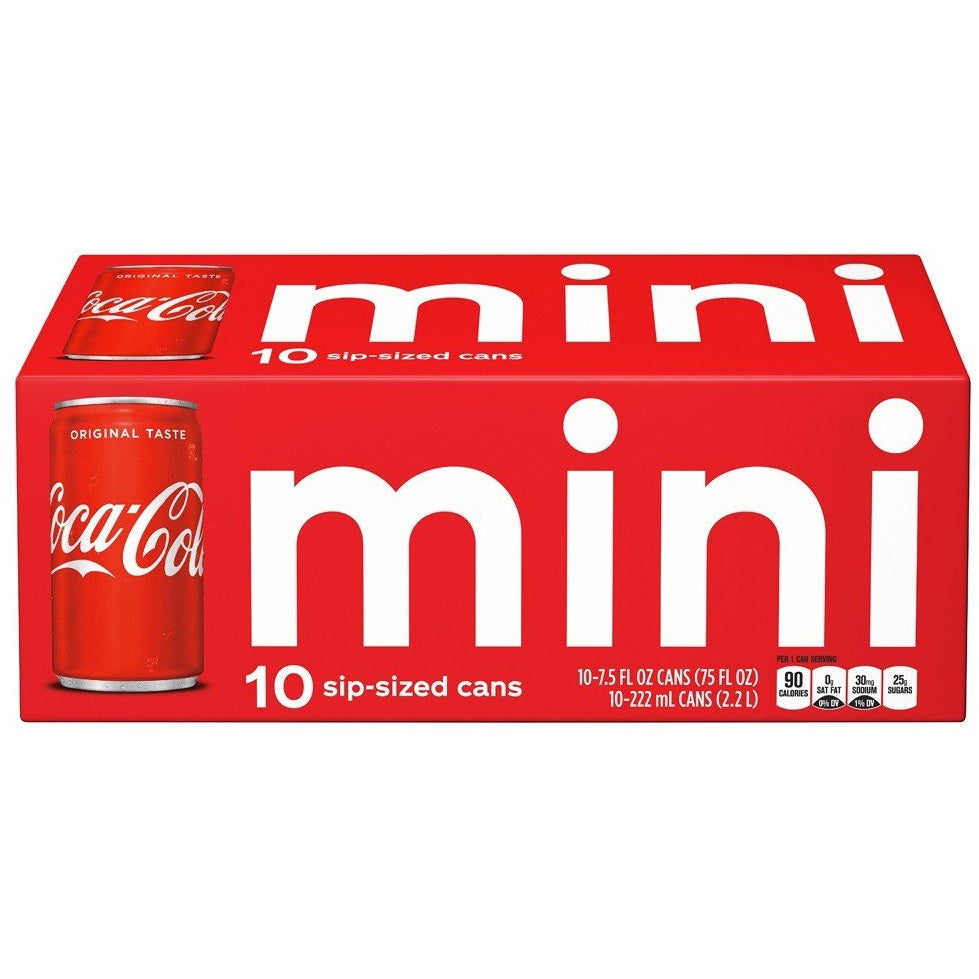 Mini Sip-Sized Cans 7.5 Fl Oz 10 Ct