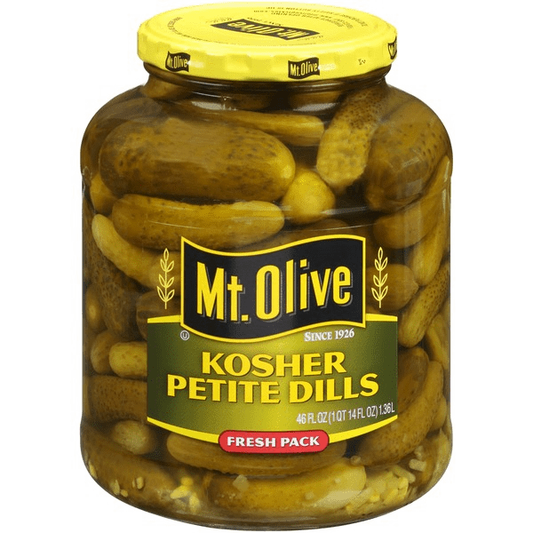 Mt. Olive Kosher Petite Dills Fresh Pack Pickles, 46 Fl Oz