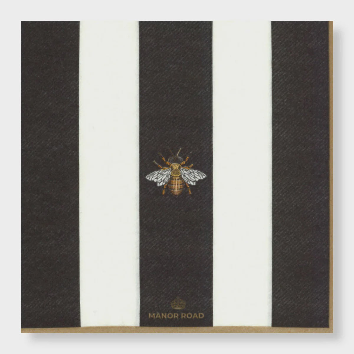 Manor Road The Striped Bee Dinner Napkins 20pk