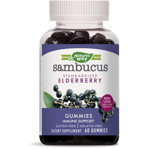 Nature's Way Sambucus Elderberry Gummies, 60 Ct