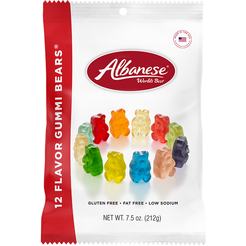 Albanese 12 Flavor Gummi Bears, 7.5 Oz