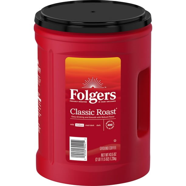 Folgers Classic Roast Ground Coffee (43.5 oz.)