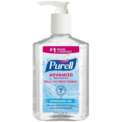 Purell Hand Sanitizer, 8 Oz