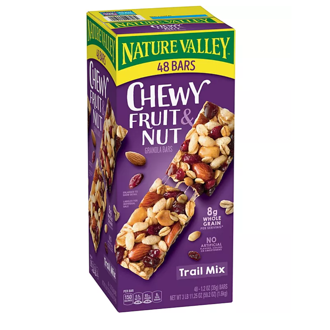 Nature Valley Chewy Trail Mix Fruit & Nut Granola Bars, 48 ct.