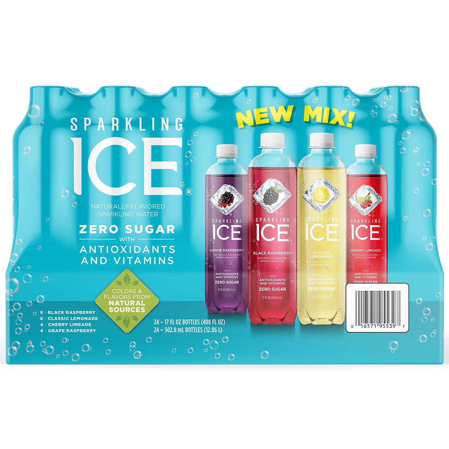 Sparkling Ice Berry Fusion Variety Pack (Blue), 17 Oz, 24 Ct