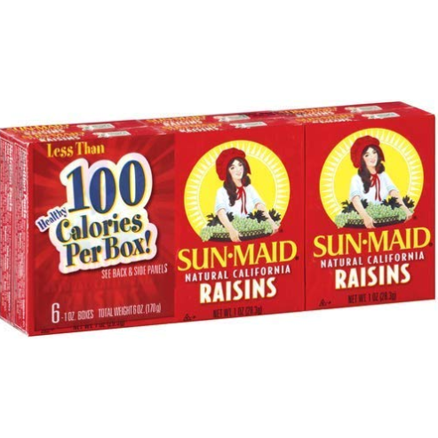 Sun-Maid Raisins Snack Boxes, 6 Ct