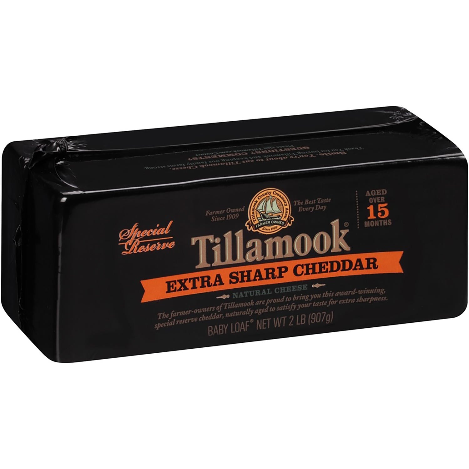 Tillamook Special Reserve Extra Sharp Cheddar Cheese, 2 Lb