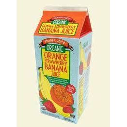 Organic Orange, Strawberry Banana Juice, 52 Fl Oz