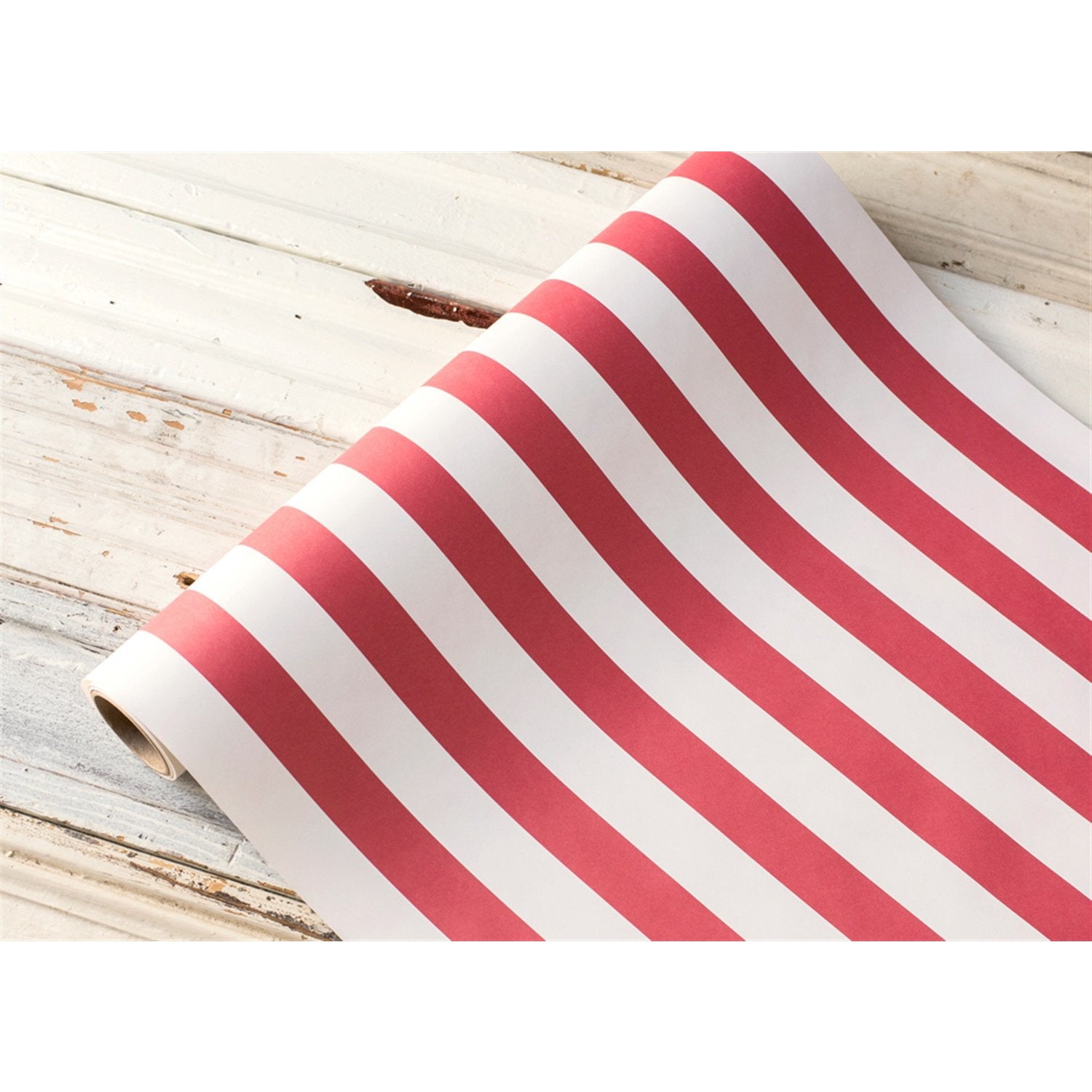 Table Runner Red Classic Stripe