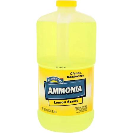 Hill Country Fare Ammonia Lemon Scent, 64 Fl Oz