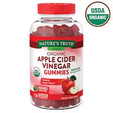 Nature's Truth Organic Apple Cider Vinegar 500 MG, 120 Ct Gummies