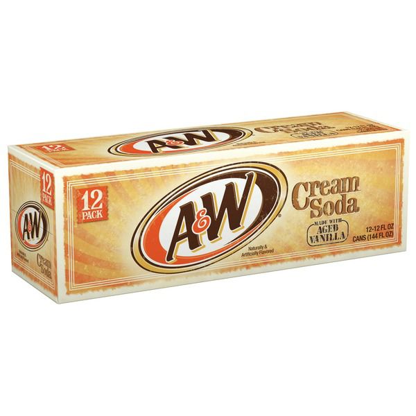 A&W Cream Soda Cans, 12 Pk