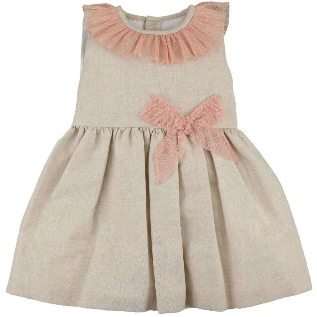 Baby Ferr Girls Linen Dress, 3yrs