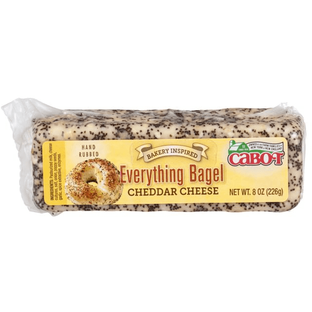 Cabot Everything Bagel Cheddar Cheese, 8 Oz