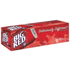 Big Red Soda Pop, 12 Fl Oz, 12 Pack Cans