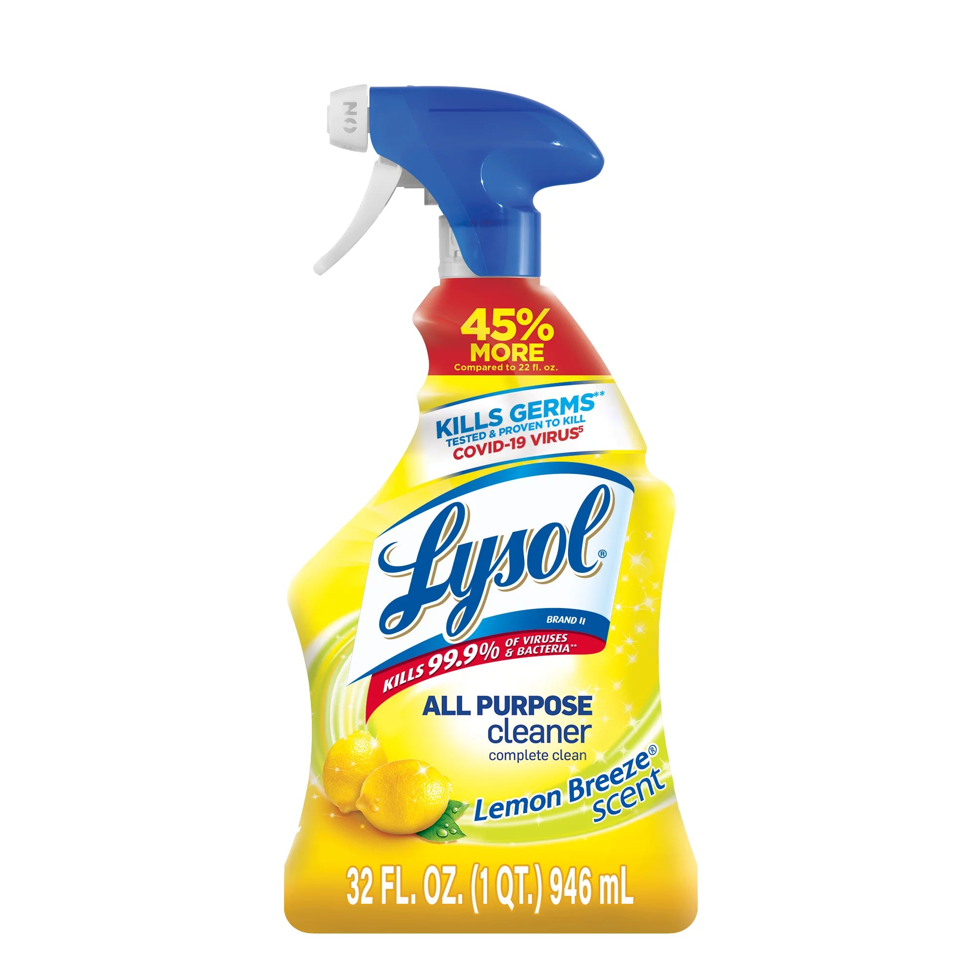 Lysol All Purpose Spray Lemon Breeze, 32 Oz