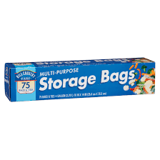 Hill Country Fare Gallon Storage Bags With Twist Ties, 75 Ct