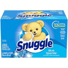 Snuggle Blue Sparkle Dryer Sheets, 230 Ct