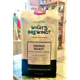 What's Brewing Coffee Roasters Vienna Roast, 1 lb bag