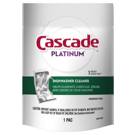 Cascade Platinum Dishwasher Cleaner, 1 Ct