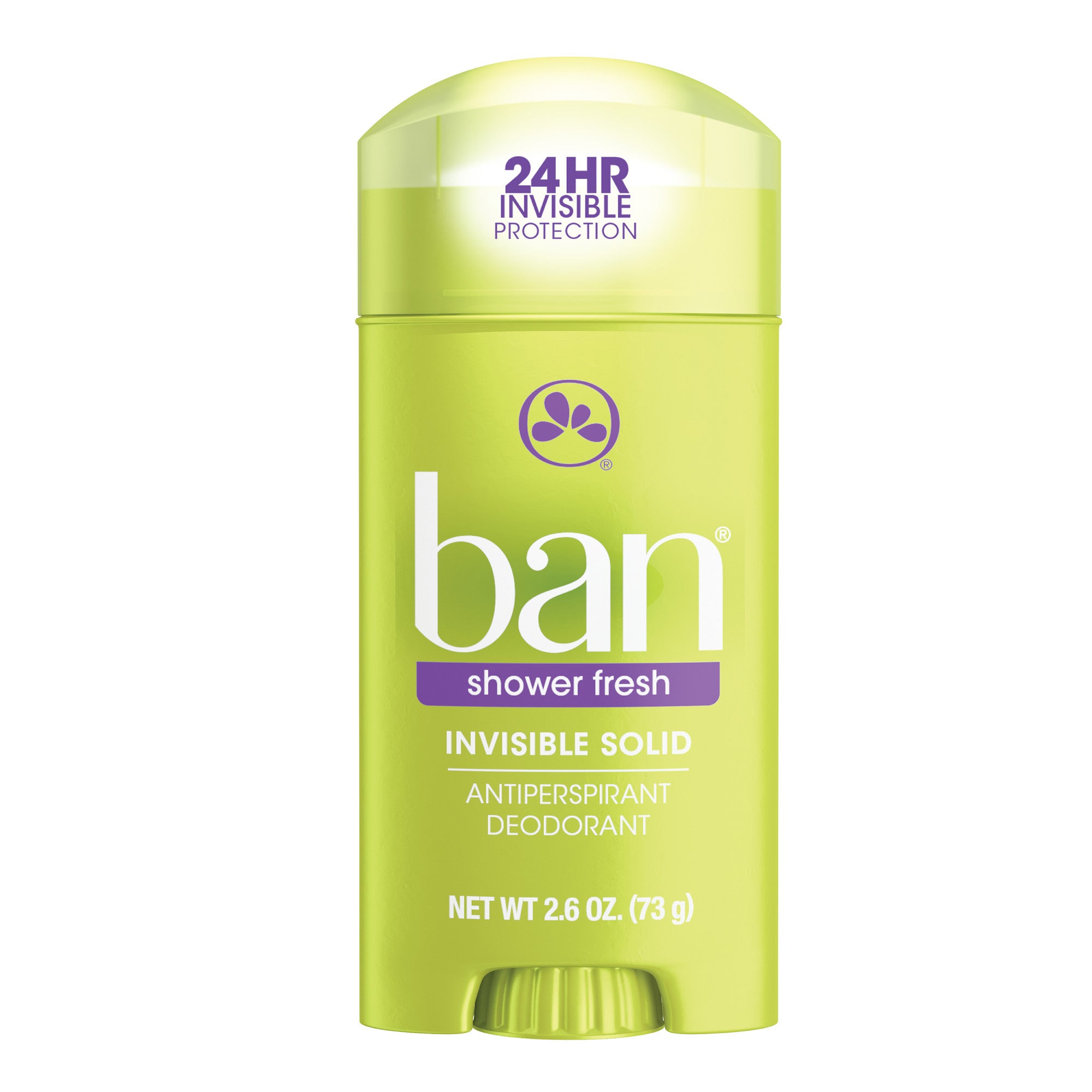 Ban Invisible Solid Shower Fresh, 2.6 OZ