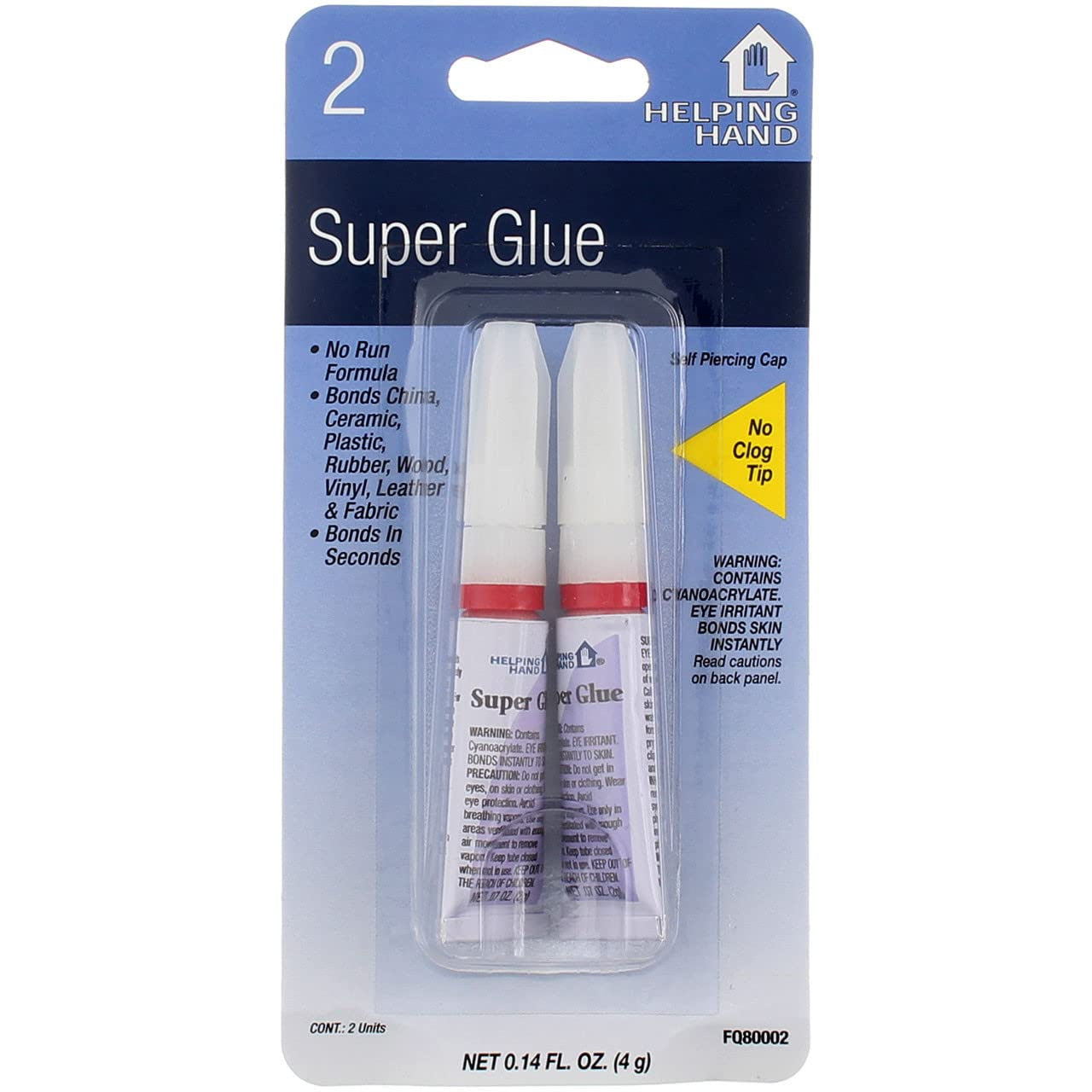 Helping Hand Super Glue, 2g, 2 Pk