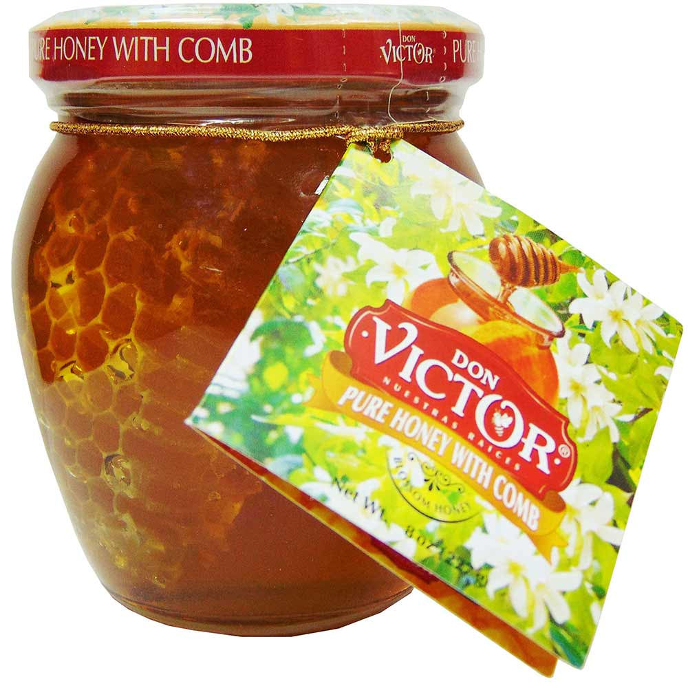 Don Victor Pure Honey with Comb, 8 Oz