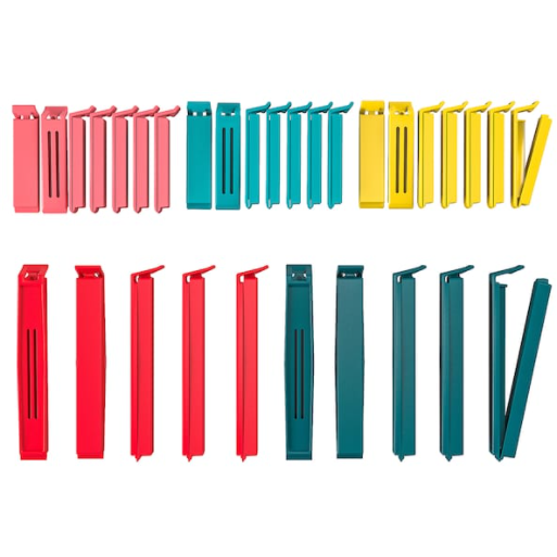 Ikea Bag Clips Bevara, 26 Count