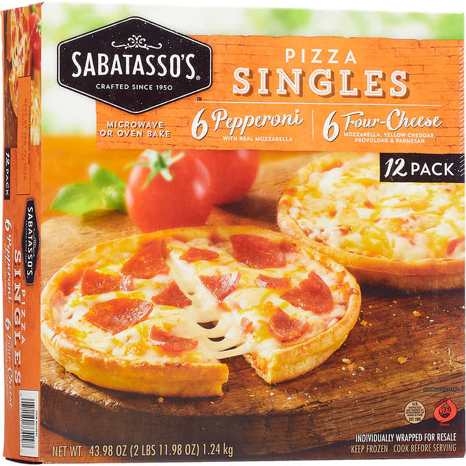 Sabatasso's Pizza Singles Variety Pack, 43.98  Oz