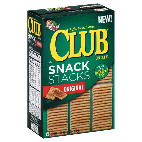 Keebler Club Snack Stacks Original Crackers, 12.5 Oz