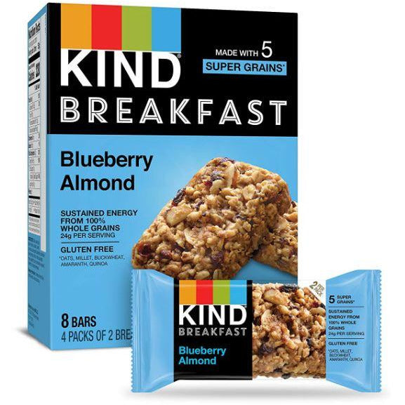 Kind Breakfast Bar, Blueberry Almond, 6 Ct