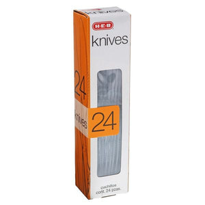 H-E-B Clear Plastic Cutlery, 24 Ct