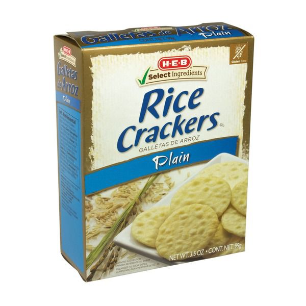 H-E-B Rice Crackers, 3.5 Oz