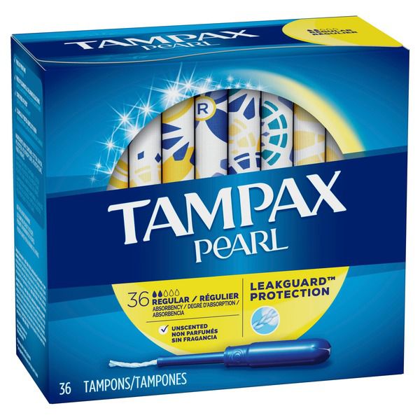Tampax Pearl Regular, 36 Ct