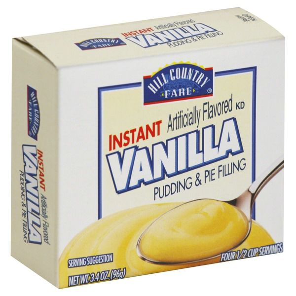 HCF Vanilla Pudding Mix, 3.4 Oz