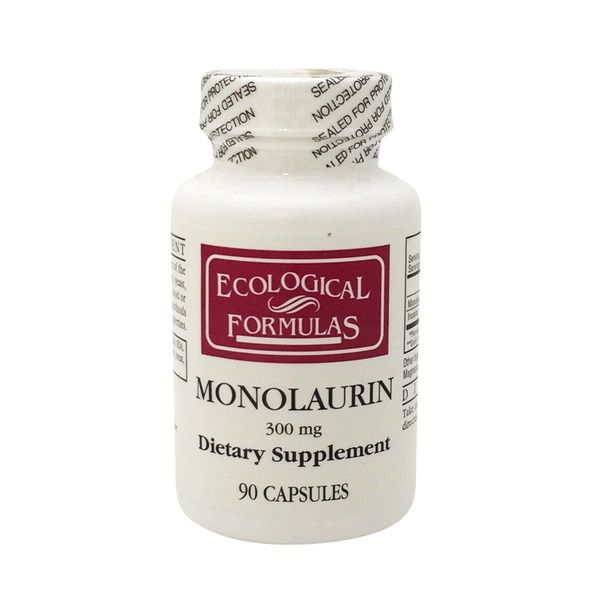 Eco Formulas Monolaurin, 300 mg, 90 Ct